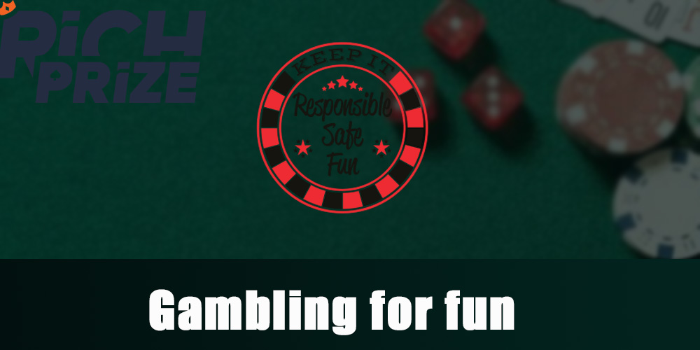 Rich Prize adheres to the principles of responsible gaming