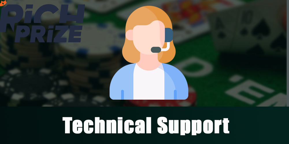 Technical Support in RichPrize Casino